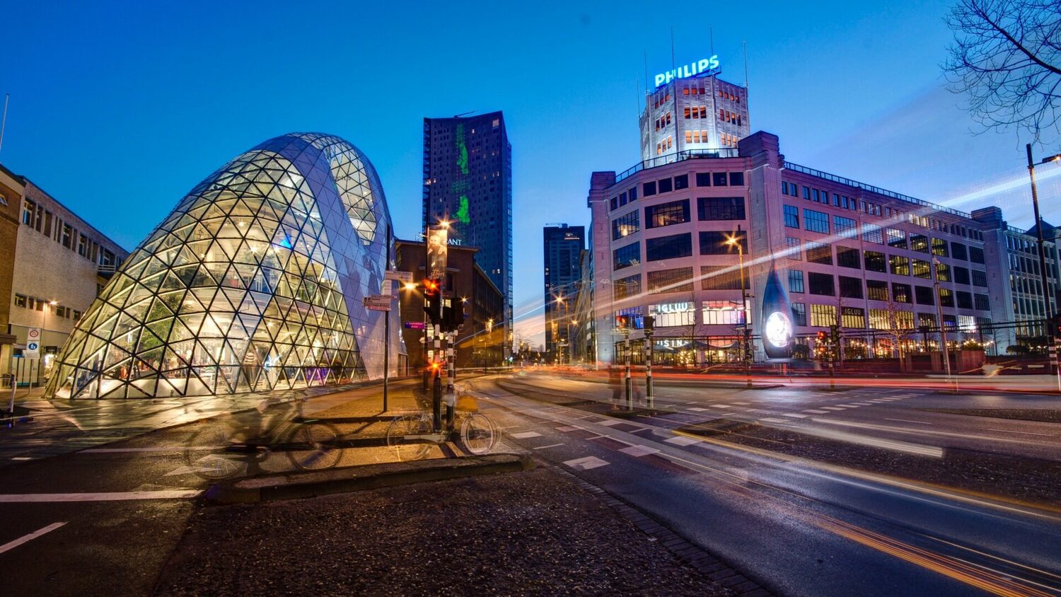 Brainport Eindhoven at dusk