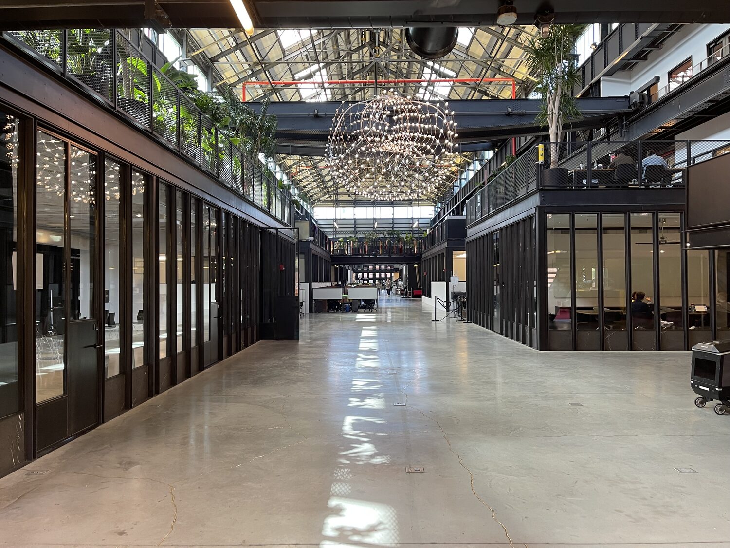 Inside Newlab in Building 128 at the Brooklyn Navy Yard