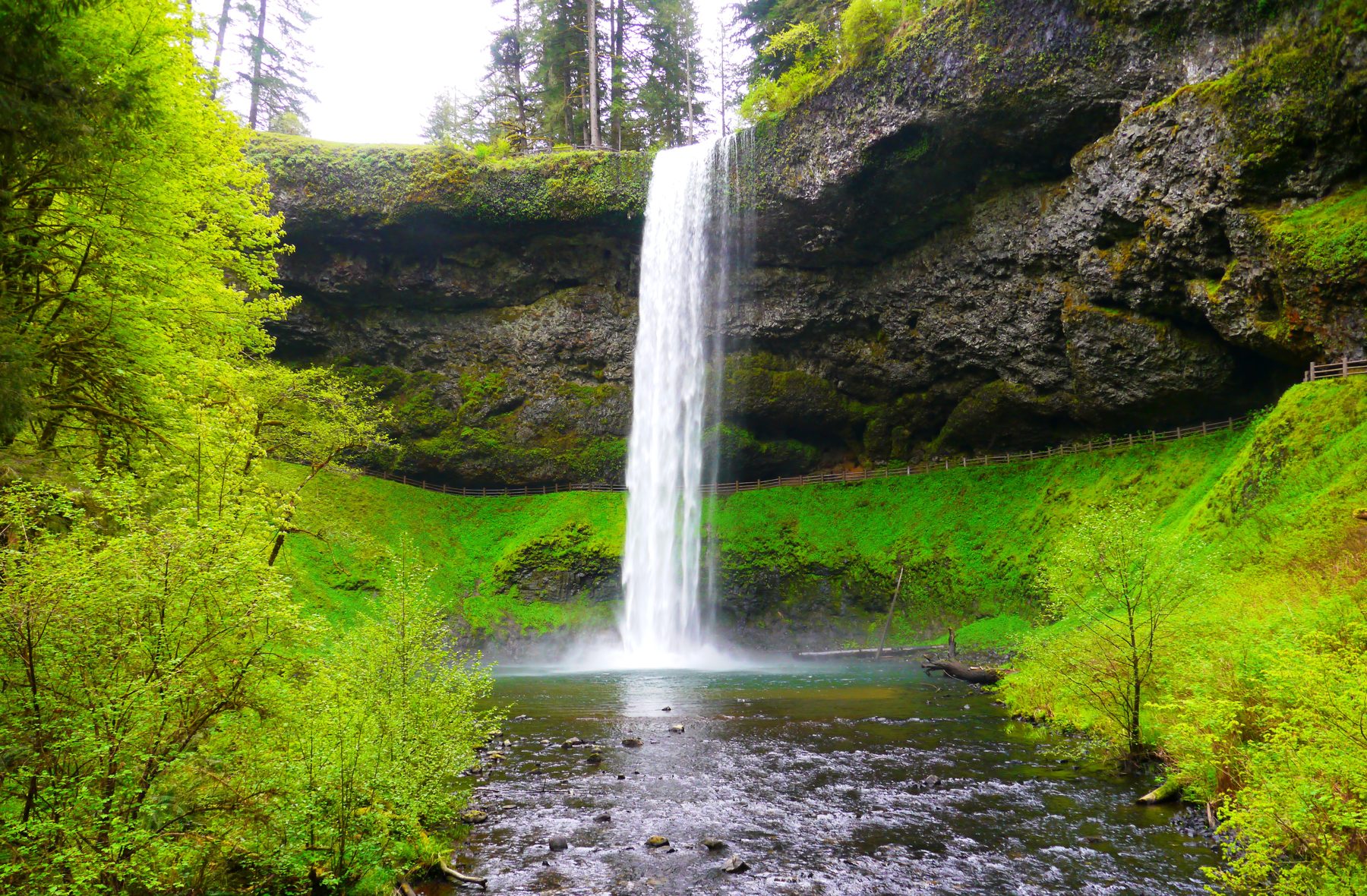 Silver Falls State Park waterfall