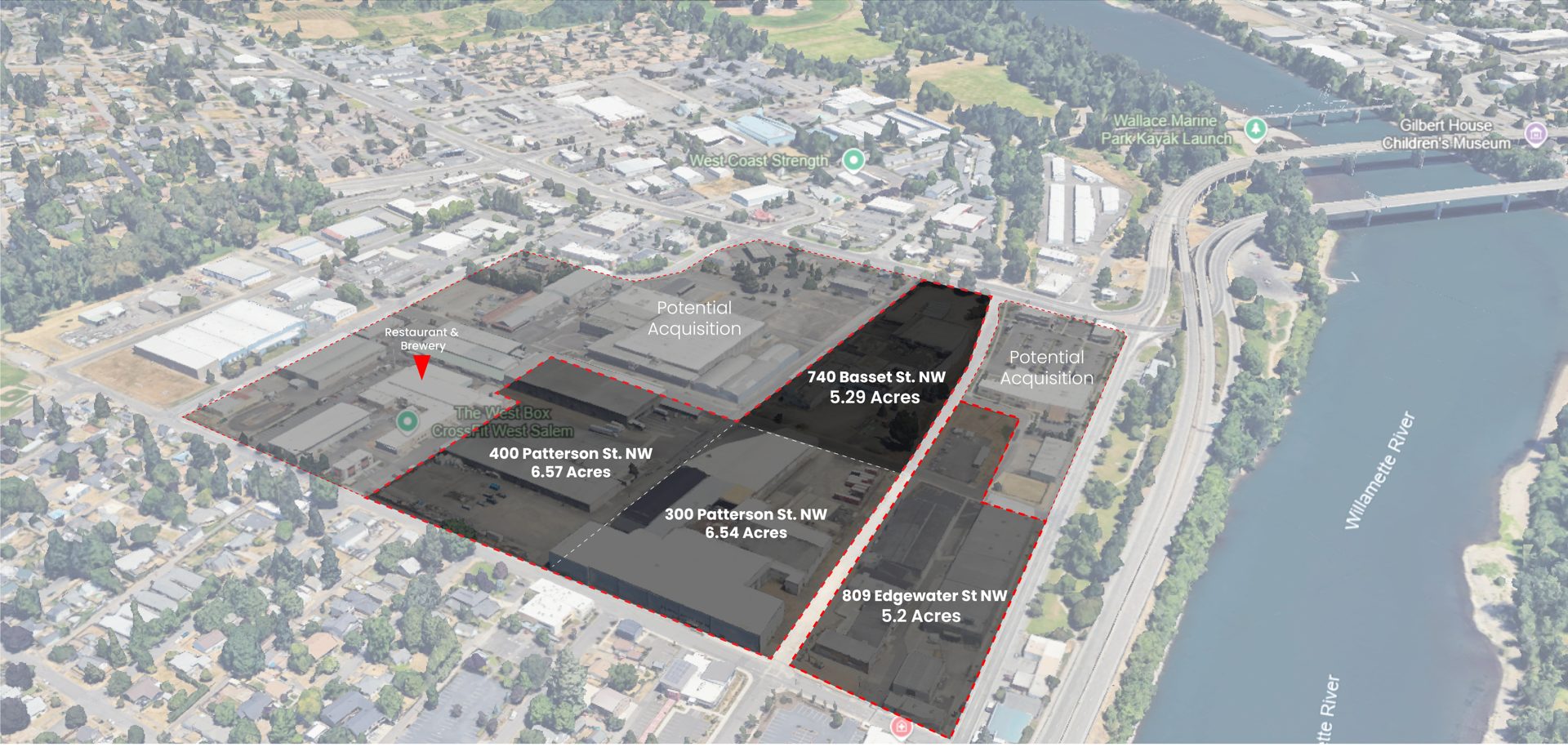 West Salem parcel map - district assemblage