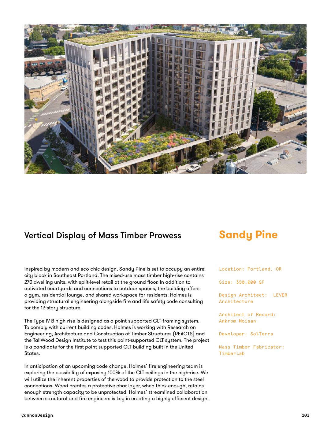 Point-supported mass timber: project-specific testing.