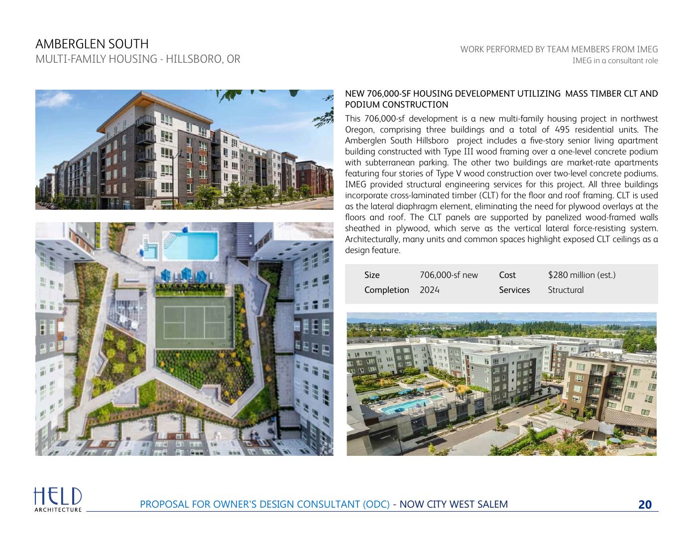 AmberGlen South, Hillsboro: district-scale planning (IMEG).